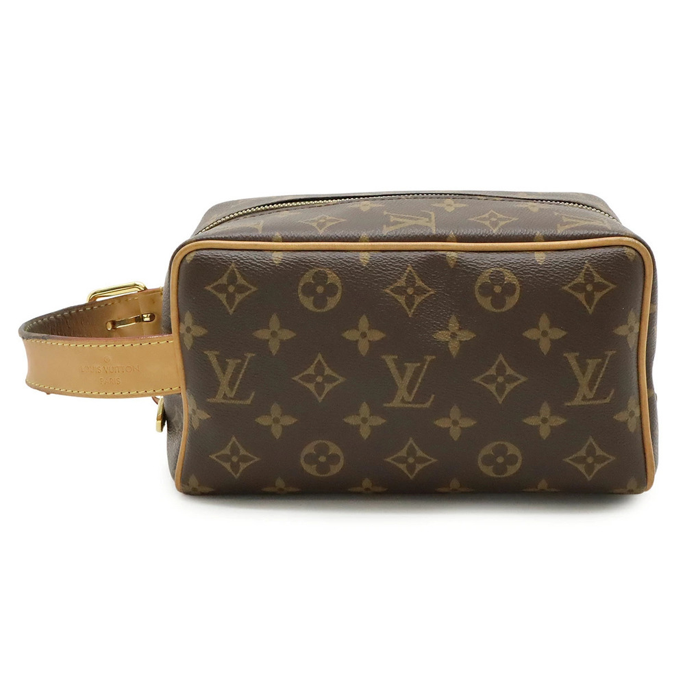 LOUIS VUITTON Monogram Locker Dopp Shoulder Bag Handbag Pouch